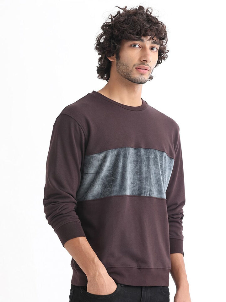 RARE RABBIT Men Tide Striped Sweatshirt