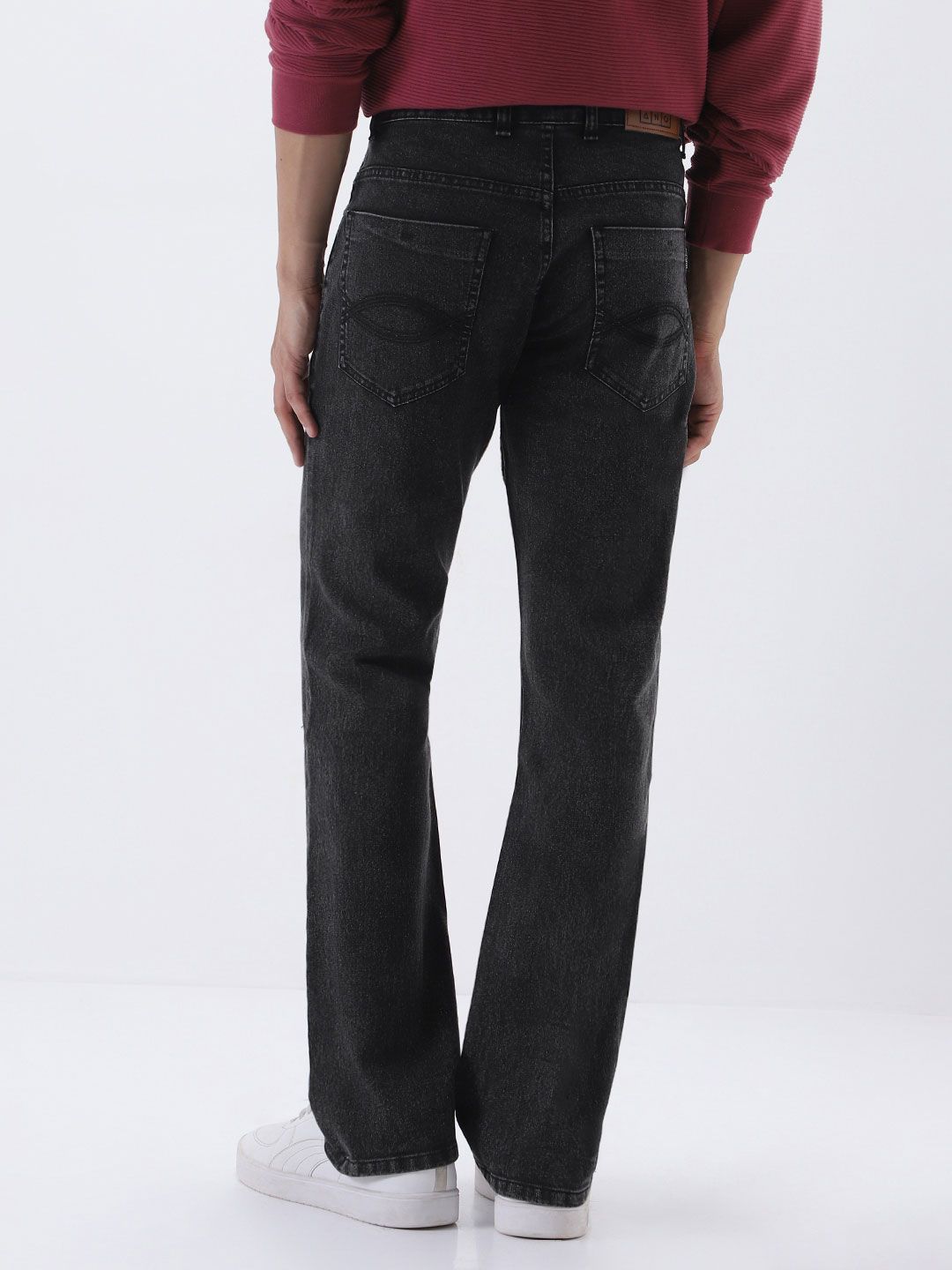 Urbano Fashion Men Mid Rise Light Fade Stretchable Bootcut Jeans