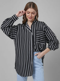 Gaya Bercetak Bercetak Baju Kasual Berbesar