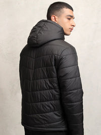 Highlander Men Selap Jaket Puffer dengan Hood