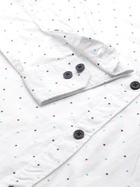 Thomas Scott Plus Size Premium Printed Pure Cotton Casual Shirt