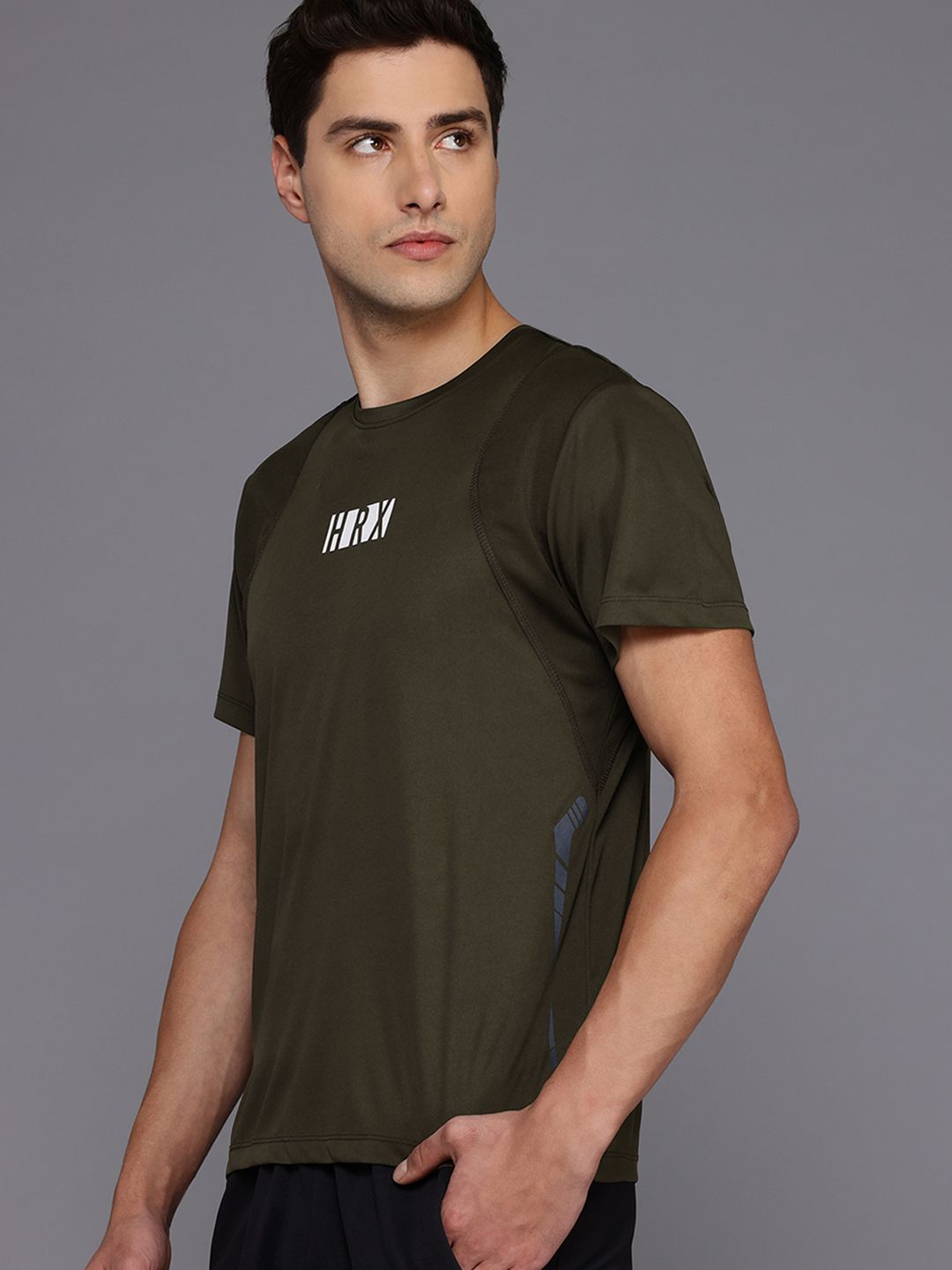 HRX by Hrithik Roshan Printed Rapid-Dry Training T-shirt