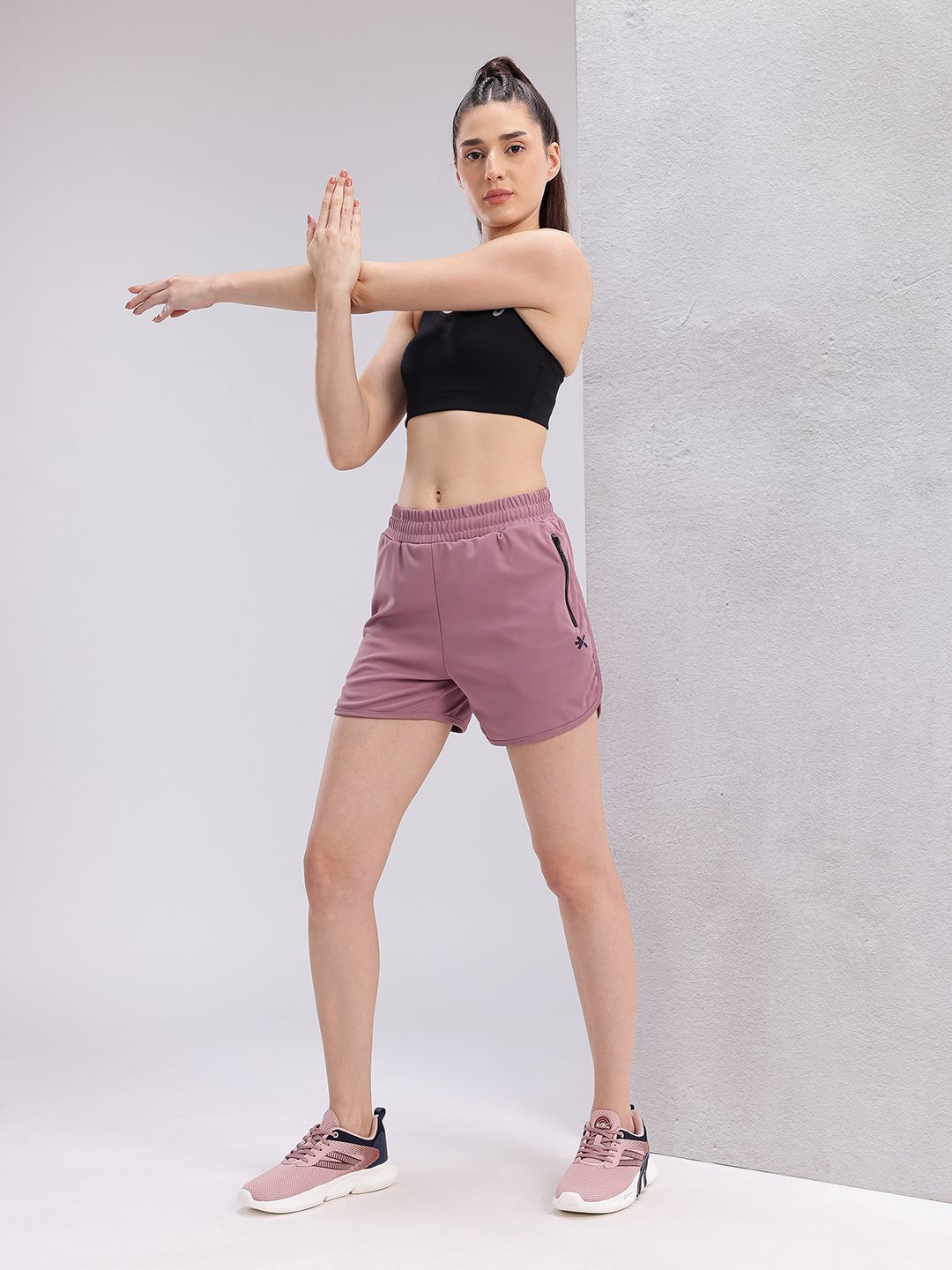 HRX by Hrithik Roshan Women High-Rise Training Shorts