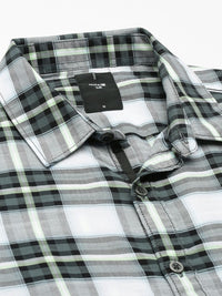 SPYKAR Pure Cotton Slim Fit Checked Casual Shirt