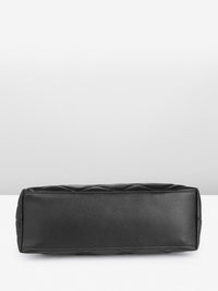 DressBerry Quilted Structured Shoulder Bag