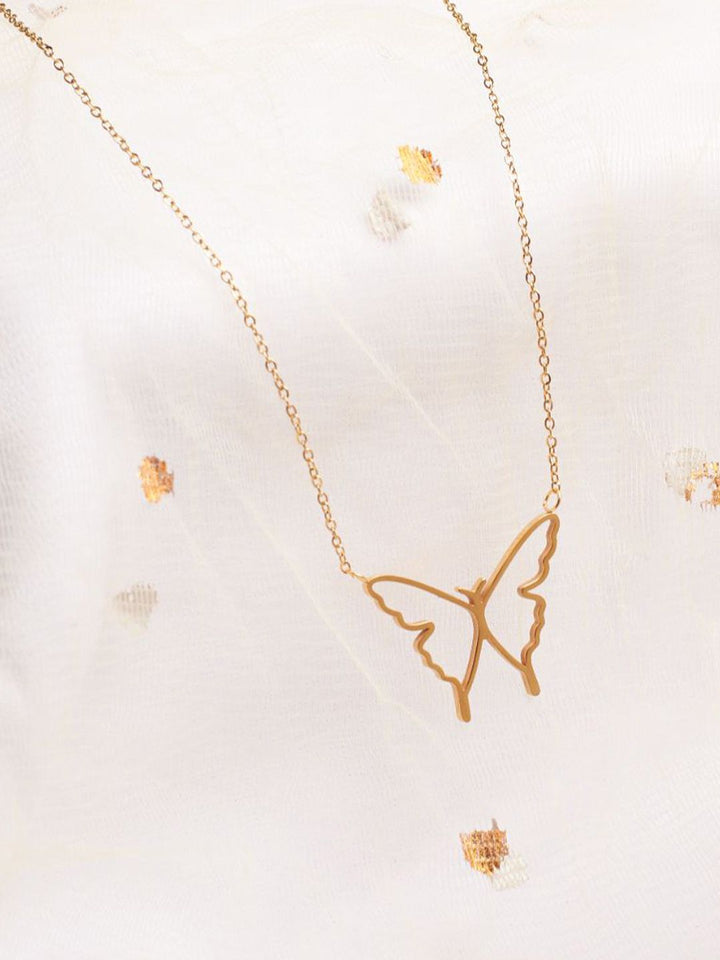 Rantai emas Mariposa keluli tahan karat asin