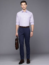 Raymond Slim Fit Textured Pure Cotton Formal Shirt