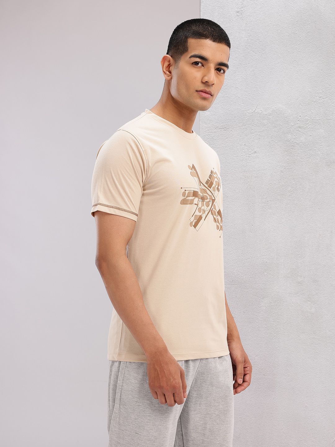 HRX by Hrithik Roshan Brand Logo Printed Lifestyle T-shirt