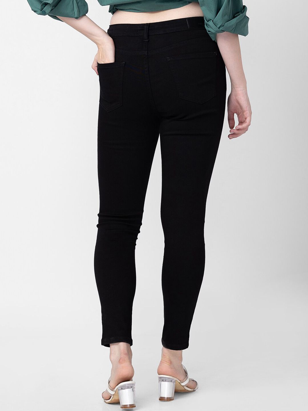 SPYKAR Women Skinny Fit High-Rise Cotton Jeans