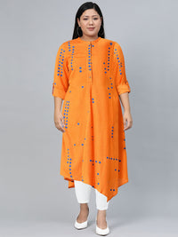 W Women Geometric Printed Kurta