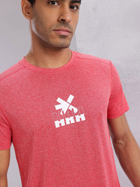 HRX by Hrithik Roshan Men Brand Logo Printed Rapid-Dry Training T-shirt