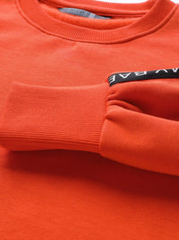 STREET 9 Women Orange Solid Sweatshirt
