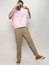 Kampus Sutra Lelaki Santai Mid Rise Rise Easy Wash Cotton Trousers