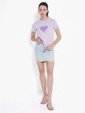 RAREISM Lee Graphic Printed Round Neck Cotton T-shirt
