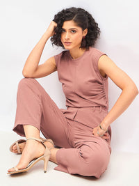 SASSAFRAS Round Neck Top With Trouser