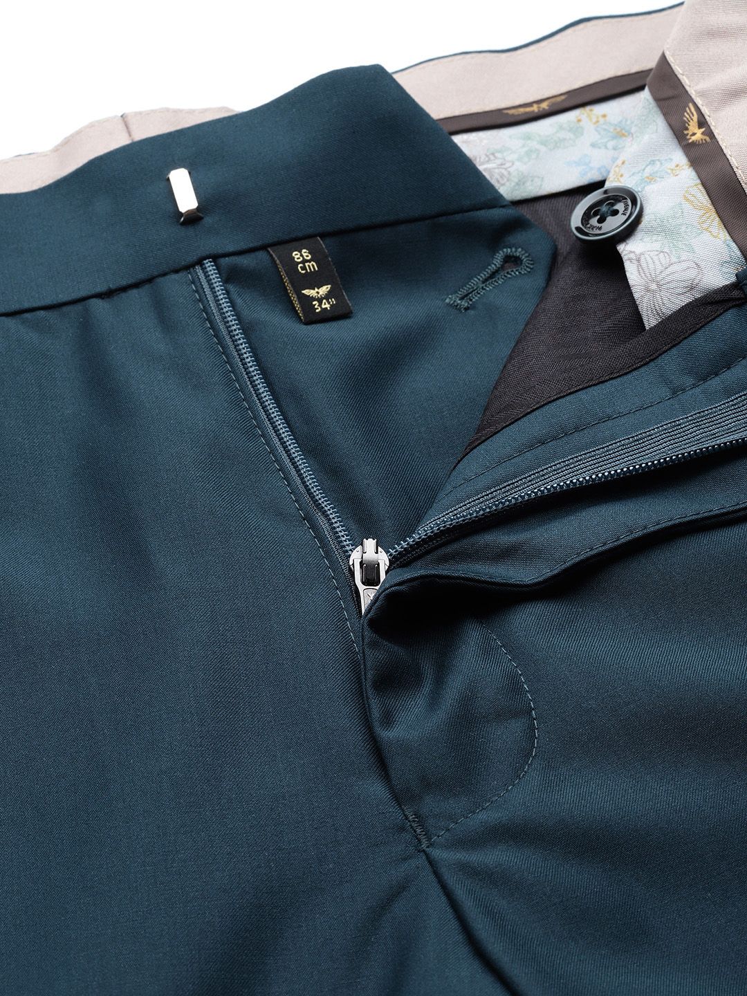 Park Avenue Self-Design Super Slim-Fit Single-Breasted 2-Piece Party Suit