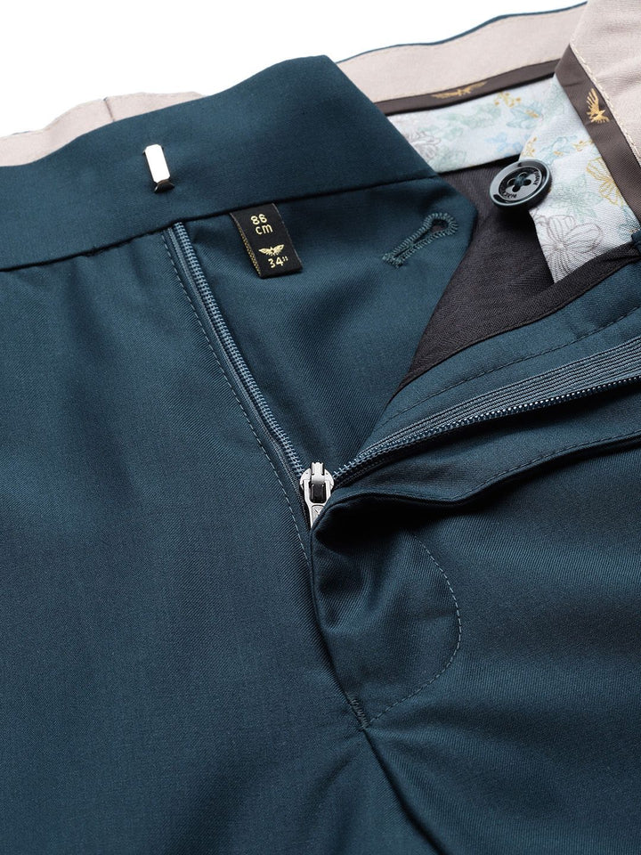 Park Avenue Self-Design Super Slim-Fit Single-Breasted 2-Piece Party Suit
