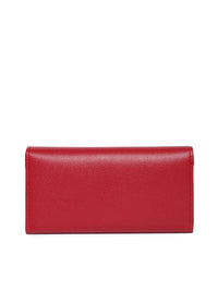 Lino Perros Women Red Solid Three Fold Wallet