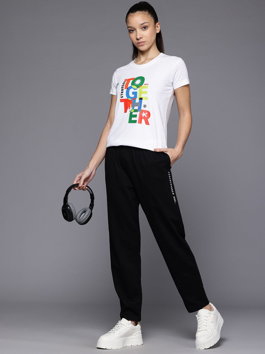 HRX by Hrithik Roshan Printed Casual T-shirt