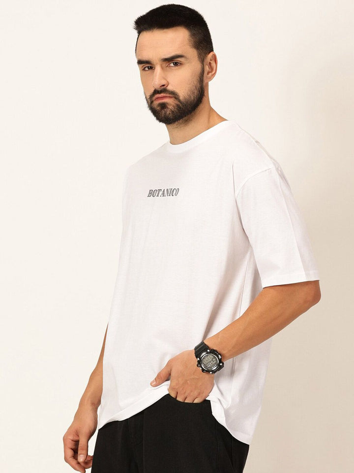 Thomas Scott Oversized Typography Printed Cotton Bio Finish T-shirt