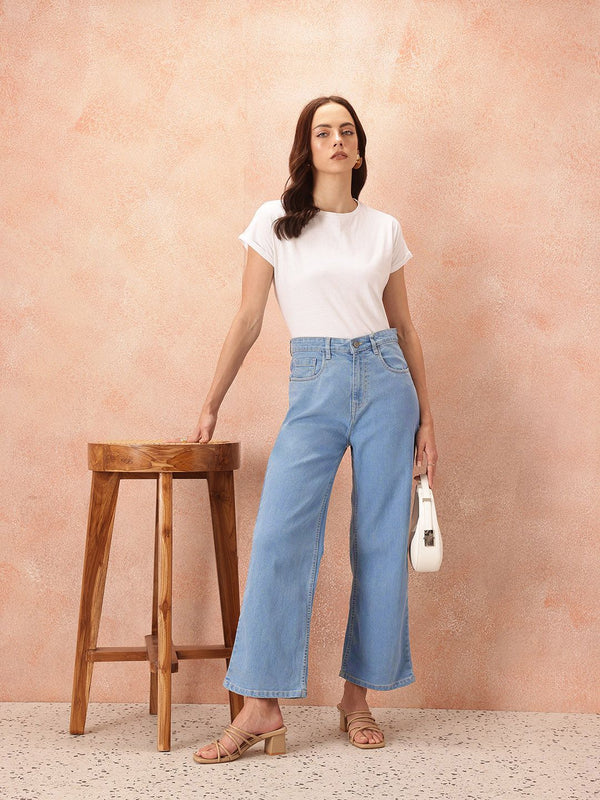 all about you Women Straight Fit High-Rise Stretchable Jeans