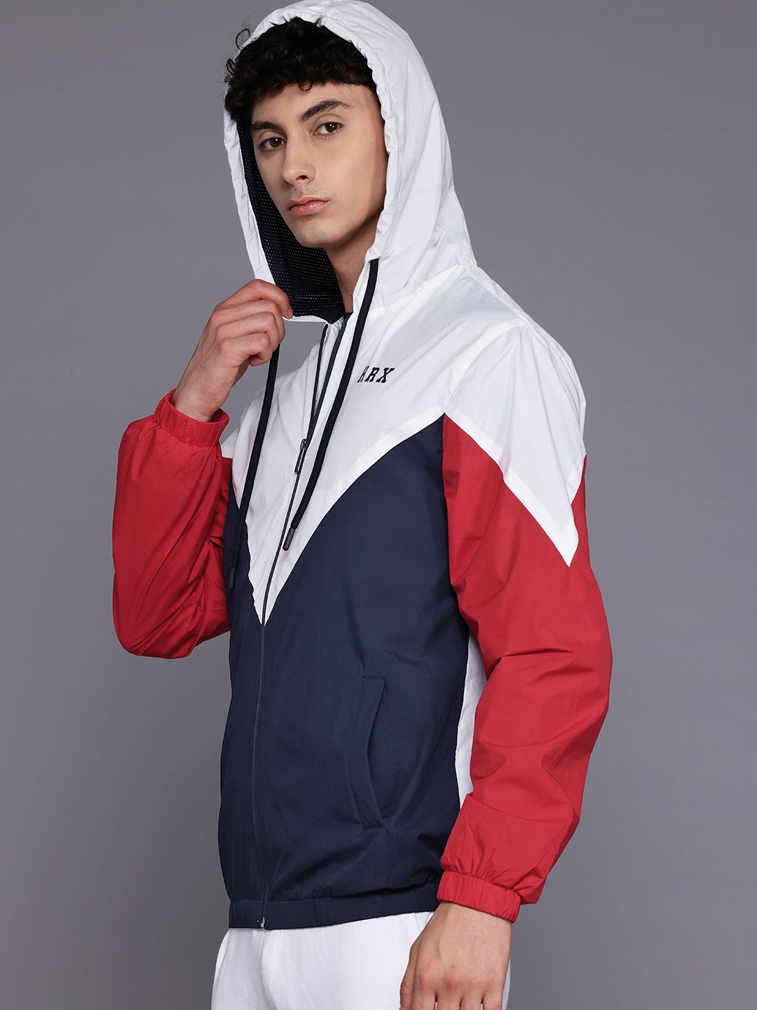 HRX by Hrithik Roshan Colourblocked Lifestyle Jacket