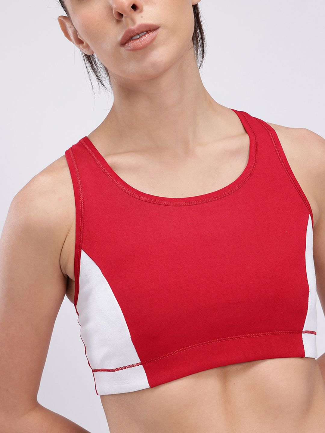 HRX by Hrithik Roshan Colourblocked Removable Padding Full Coverage T-shirt Bra KL109_04_B