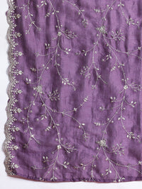 Indo Era Women Ethnic Motifs Embroidered Sequinned Kurta with Trousers & Dupatta