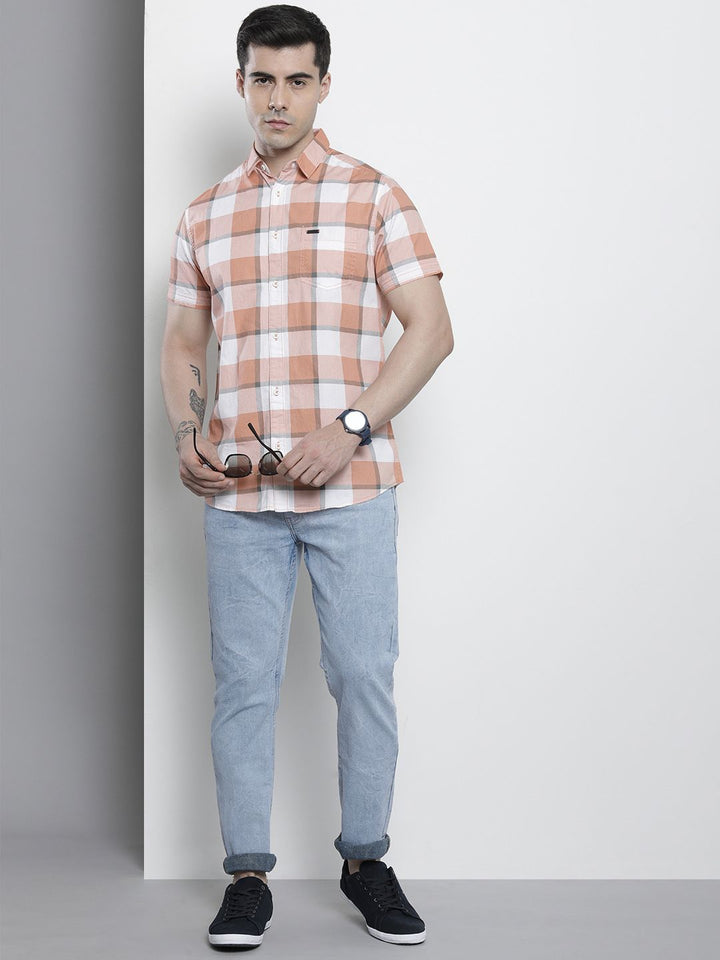 The Indian Garage Co Men Straight Fit Stretchable Jeans