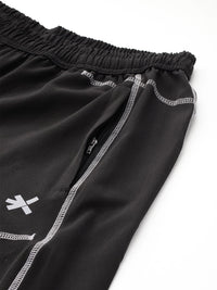 HRX oleh Hrithik Roshan Men Mid-Rise Training Joggers dengan jalur reflektif