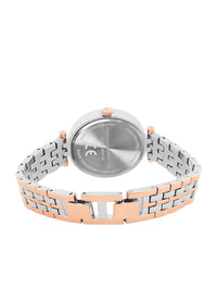 French Connection Women Round Dial & Stainless Steel Straps Analogue Watch FCN0146RTM