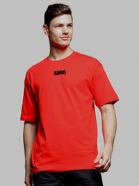 ADRO Men Printed V-Neck T-shirt
