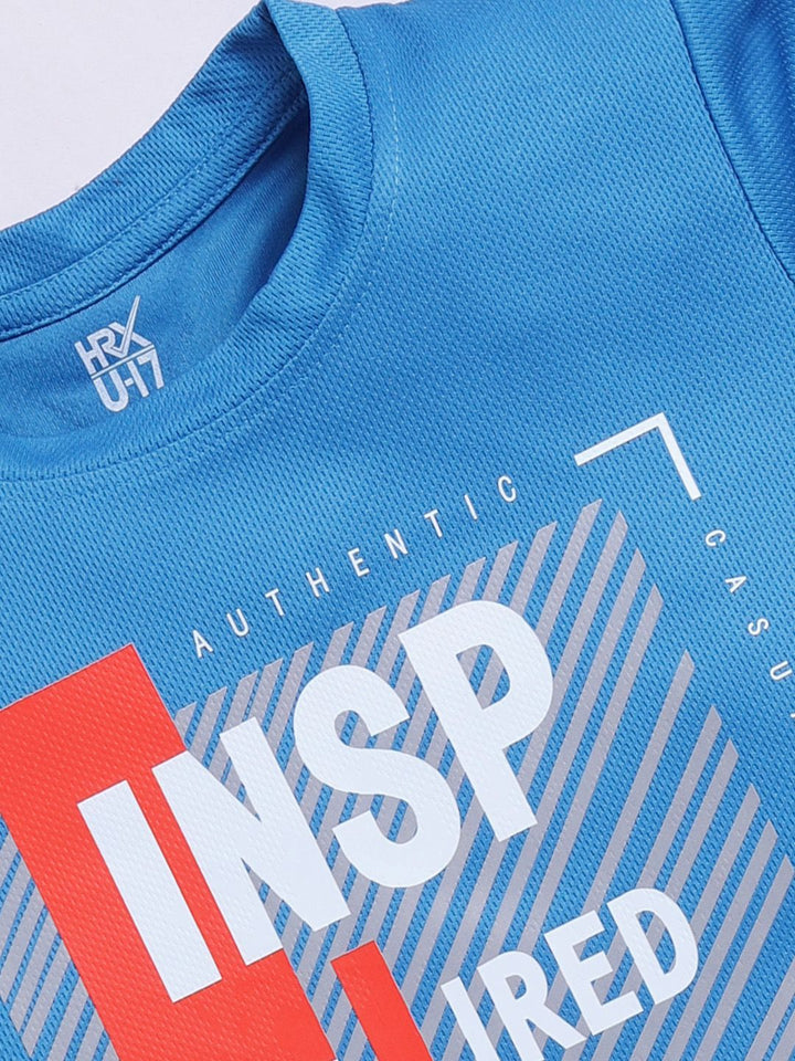 HRX by Hrithik Roshan Boys Typography Printed T-shirt
