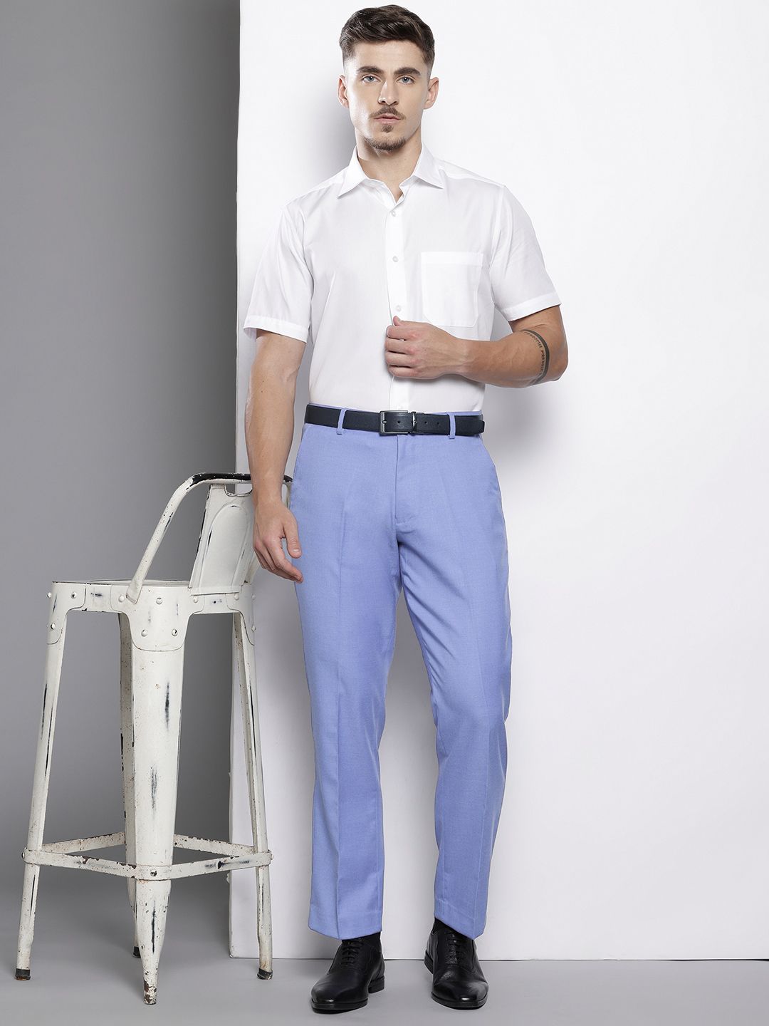 The Indian Garage Co. X Luxe Men Regular Fit Formal Trousers
