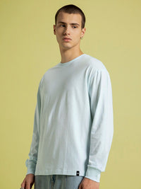Bewakoof Drop-Shoulder Sleeves Oversized Cotton T-shirt