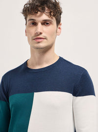 THE BEAR HOUSE Men Colourblocked Slim Fit T-shirt