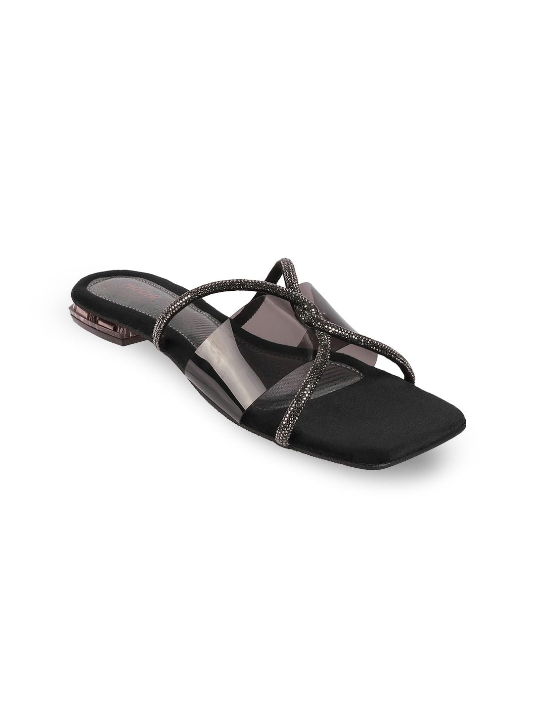 Mochi Women Open Toe Flats