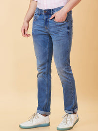 Being Human Men Slim Fit Mid Rise Clean Look Heavy Fade Jeans