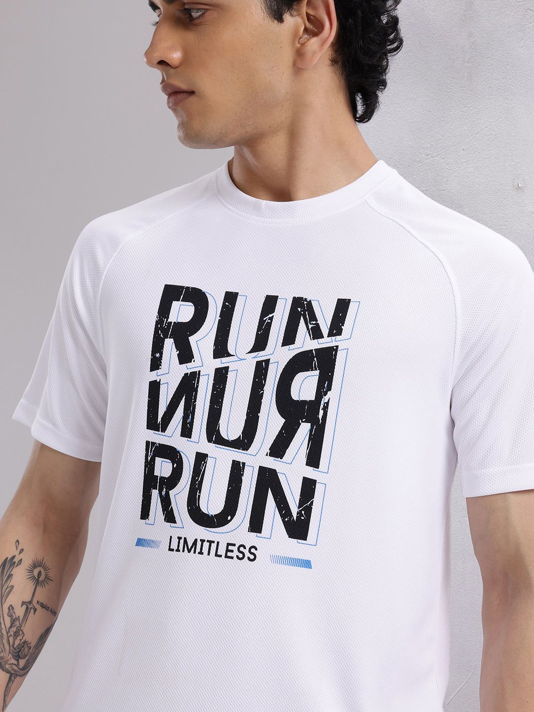 HRX by Hrithik Roshan Typography Printed Running T-shirt