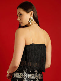 STREET 9 Strapless Tube Crop Top