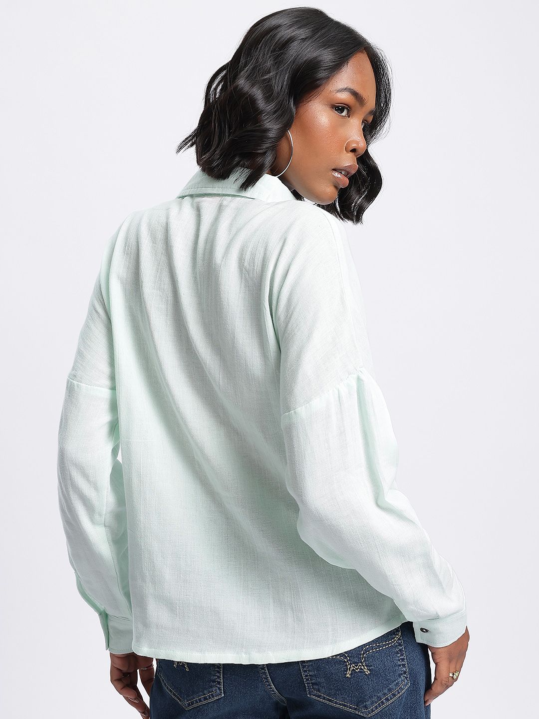 DressBerry Urban Elegance Drop-Shoulder Shirt