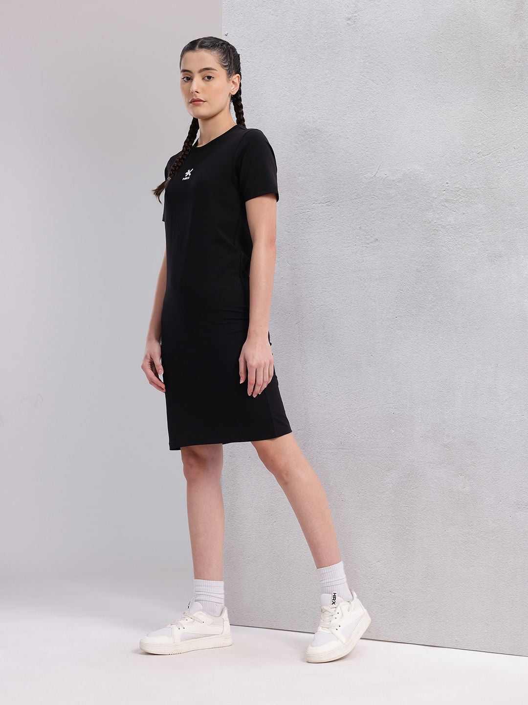 HRX by Hrithik Roshan Lifestyle Midi T-shirt Dress
