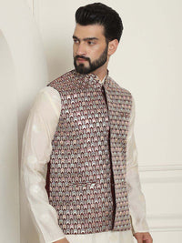 SOJANYA Jaket Nehru Sulam Lelaki