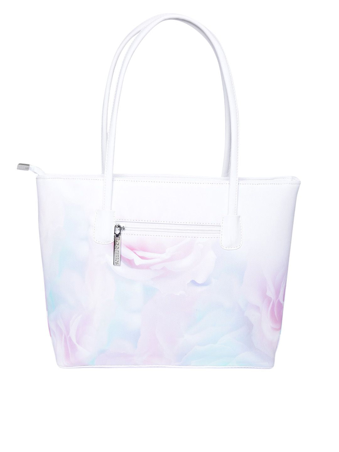 Lino Perros Pink & Off-White Printed Shoulder Bag