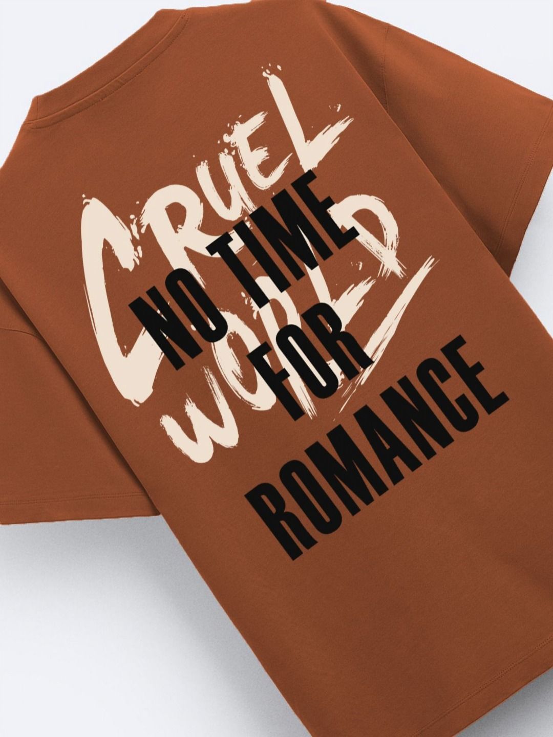 ADRO Men Typography Printed V-Neck T-shirt