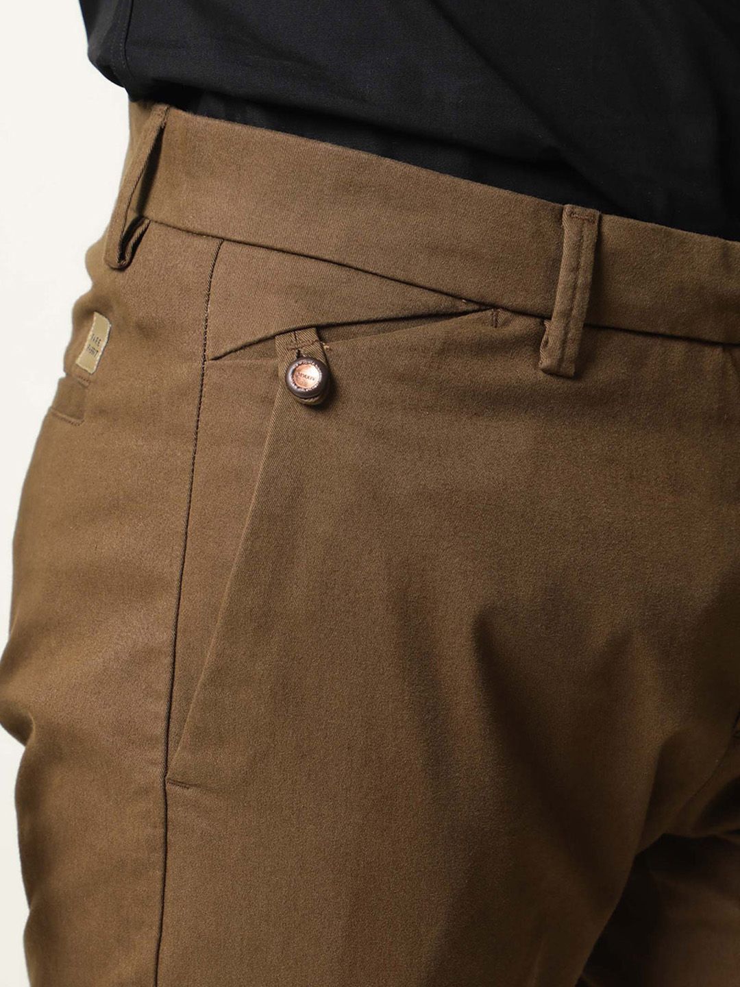 RARE RABBIT Men Aps Mid-Rise Slim Fit Trouser