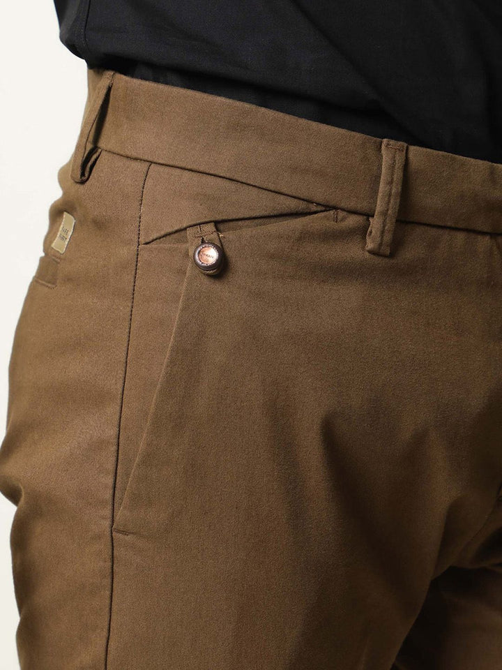 RARE RABBIT Men Aps Mid-Rise Slim Fit Trouser