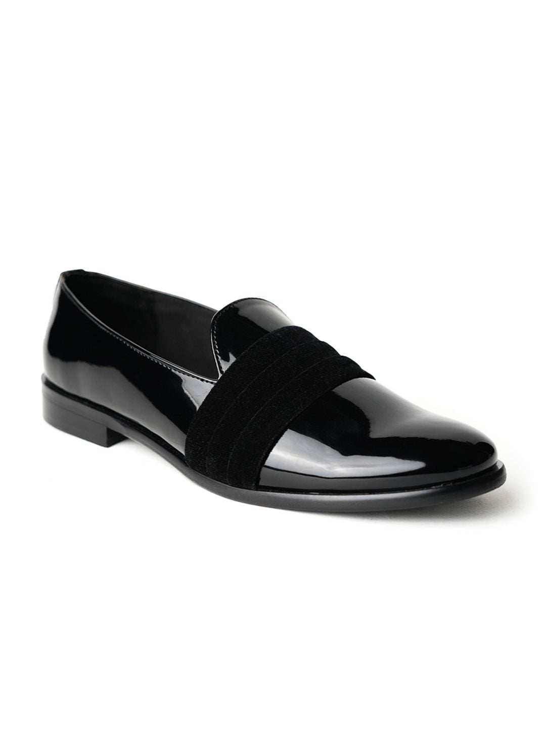MONKSTORY Lelaki PU Slip-On Sneakers