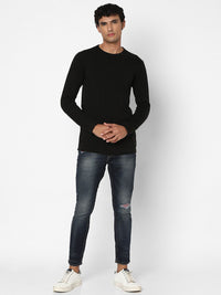 SPYKAR Round Neck Cotton Pullover