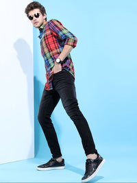 HIGHLANDER Men Black Slim Fit Mid-Rise Clean Look Stretchable Jeans